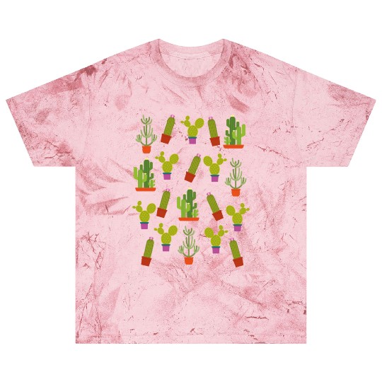 Cactus Succulent Plants Nature Colorful Aztec Blast T Shirts