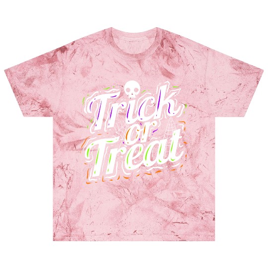 Trick Or Treat Spiderweb Halloween Blast T Shirts