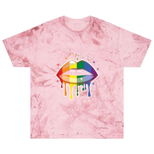 Pride Lips Gay LGBTQ Rainbow LGBT Pride Month Blast T Shirts