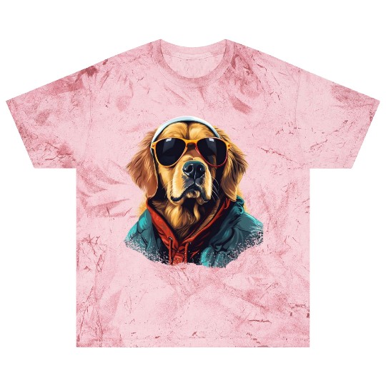 Golden Retriever in the Streets | Dog Lovers Blast T Shirts