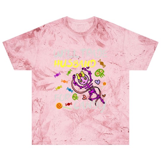 Will Trade Husband For Candy Trick Or Treat Blast T Shirts