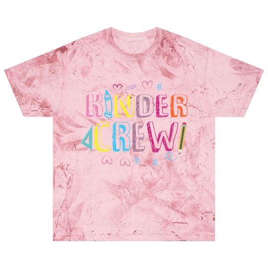 Kinder Crew Kindergarten Preschool Teacher Blast T Shirts