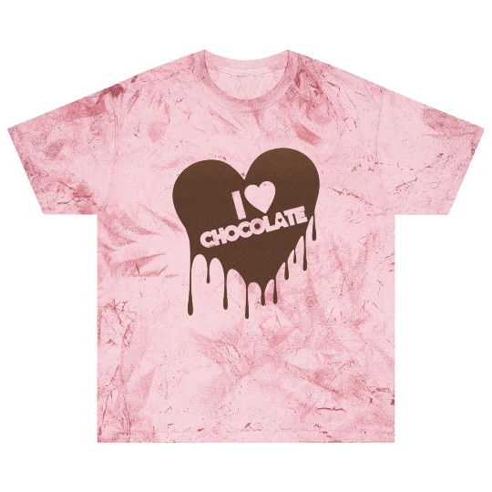 I Love Chocolate Candy Heart Lover Blast T Shirts