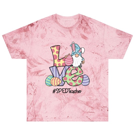 Love Easter Sped Teacher Gnomes Teacher Easter 202 Blast T Shirts