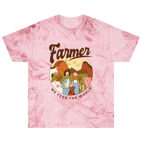 Farmer We Feed The World Blast T Shirts