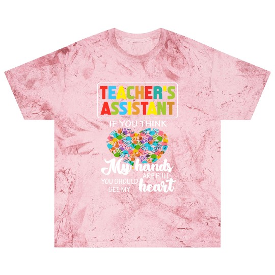 Teacher Assistant Cute Heart Quote Gift Blast T Shirts For