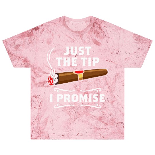 Just The Tip I Promise Cigar Smoker Men Joke Blast T Shirts