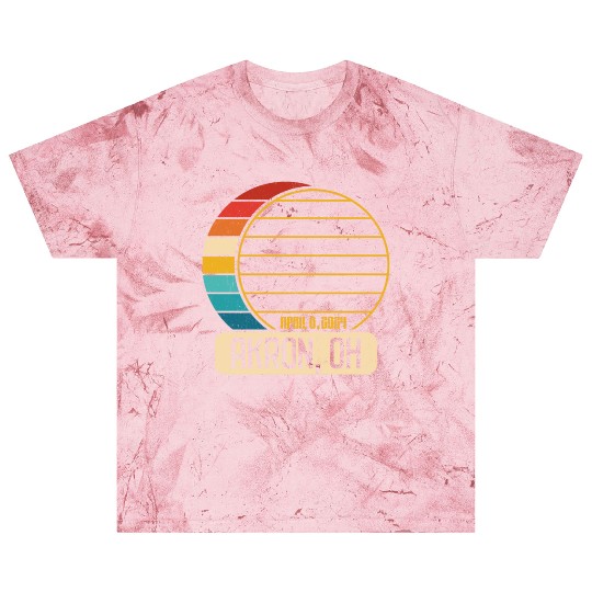 Total Solar Eclipse Ohio Akron April 28 2024Akron Blast T Shirts