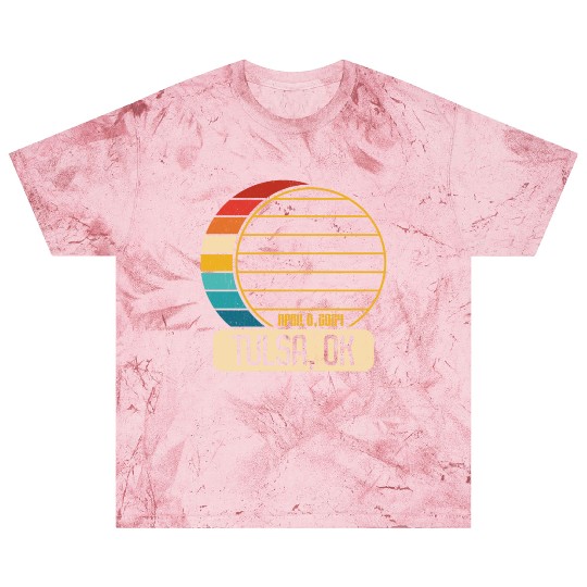 Total Solar Eclipse Oklahoma Tulsa April 28 2024Tu Blast T Shirts