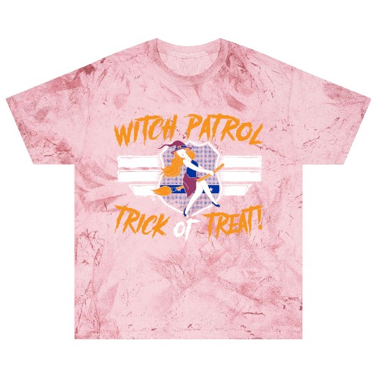 Witch Patrol: Trick or Treat! Policeman Halloween Blast T Shirts