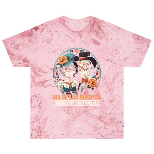 Dia De Los Muertos Sugar Skull Mexican Holiday Blast T Shirts