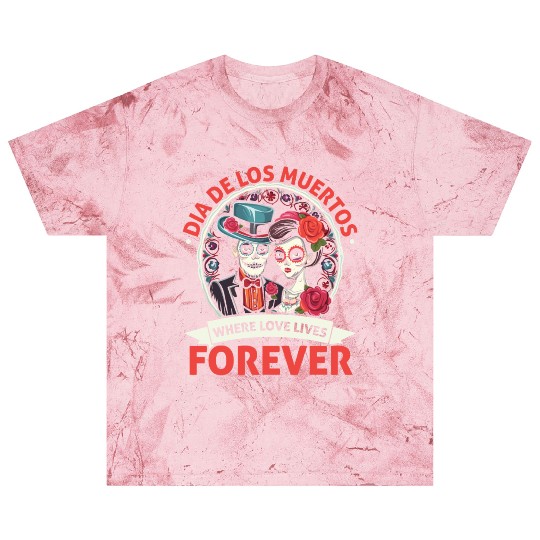 Dia De Los Muertos Sugar Skull Mexican Holiday Blast T Shirts