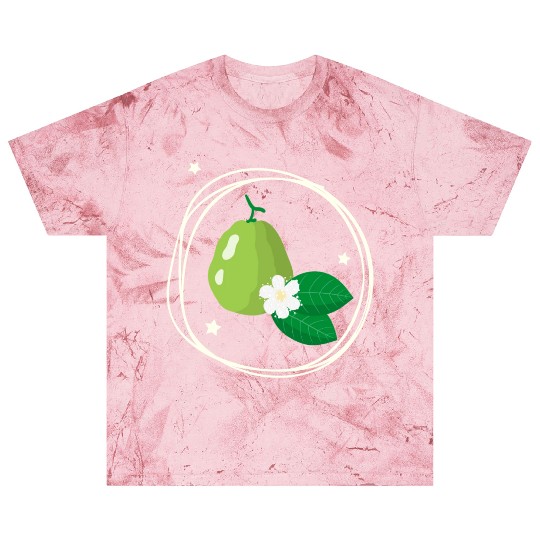 Guava With Flower And Leaves Blast T Shirts