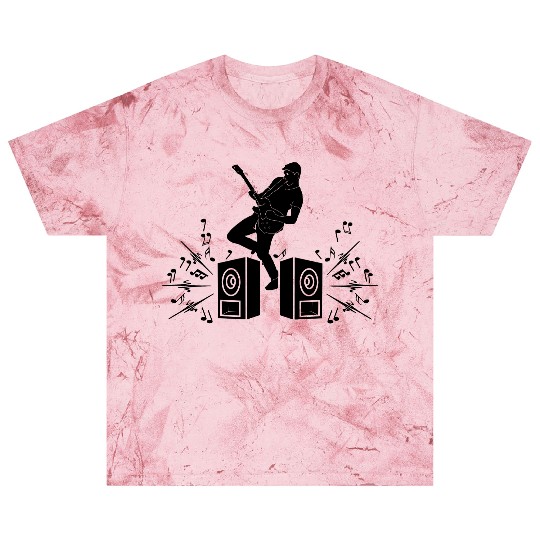 Guitar player with electric guitar Blast T Shirts