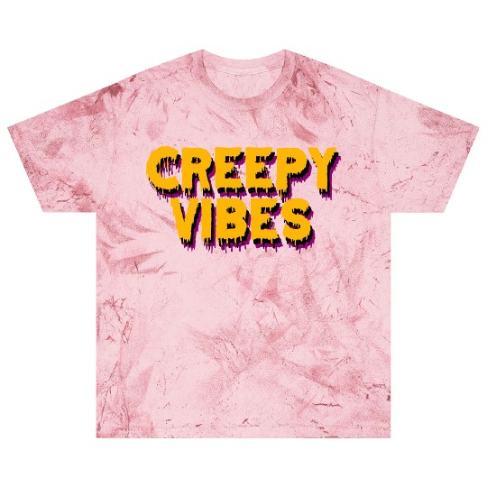Creepy Vibes Blast T Shirts - Spooky Graphic Blast T Shirts
