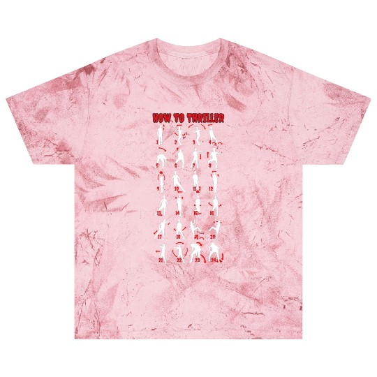 How To Thriller ( for Dark Colours) Blast T Shirts