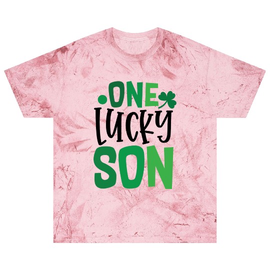 One Lucky Son Clover Shamrock Irish Ireland Blast T Shirts