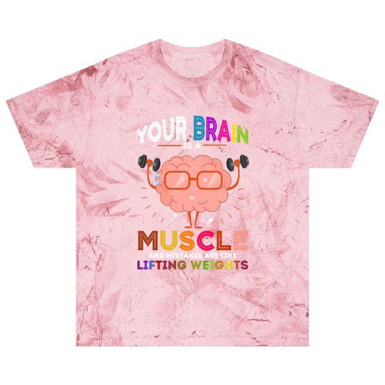 Growth Mindset Teacher Your Brain Is A Muscle Blast T Shirts