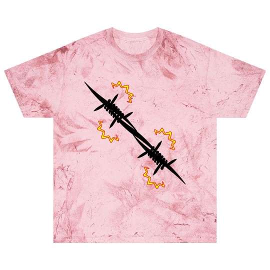 Electric fence barbed wire Blast T Shirts