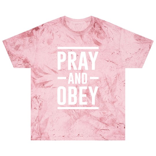 Pray And Obey Love Jesus Christian Christmas Blast T Shirts