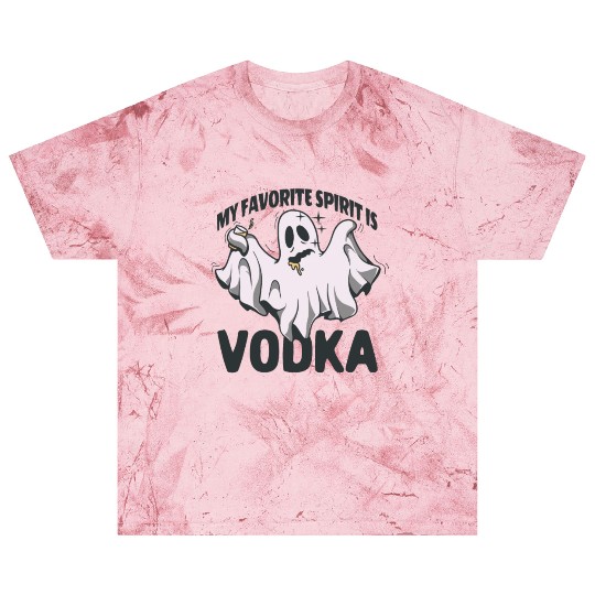 My Favorite Spirit Is Vodka Halloween Vodka Ghost Blast T Shirts