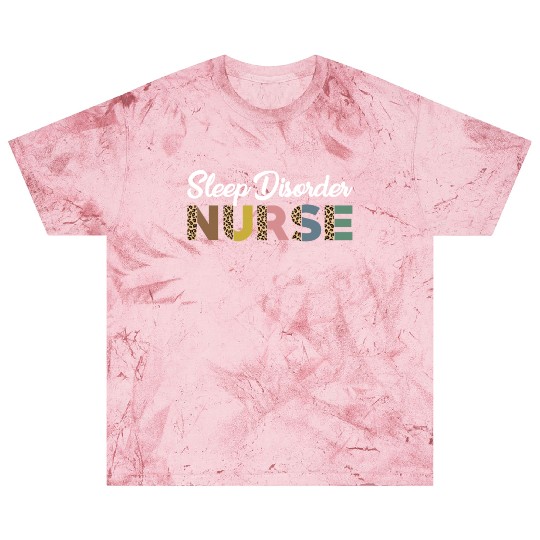 Sleep Disorder Nurse Leopard Pattern Blast T Shirts