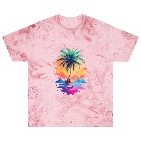 Palm Tree Paradise Blast T Shirts