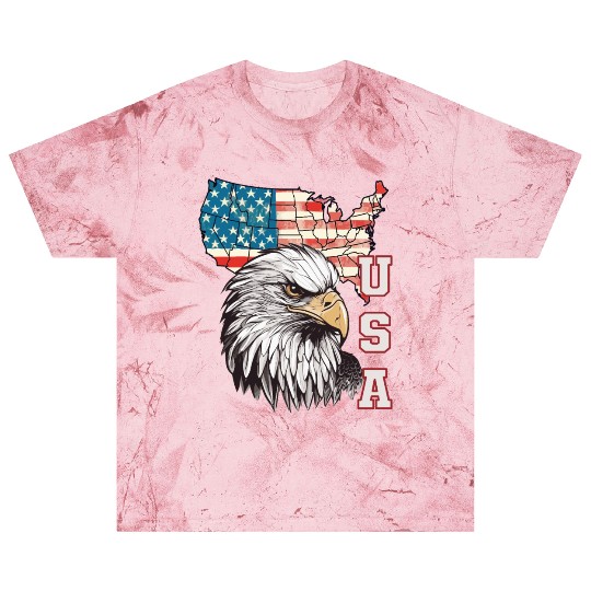 gift idea bald eagle american flag Blast T Shirts
