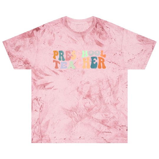 Groovy Preschool Teacher Kindergarten Teaching Blast T Shirts