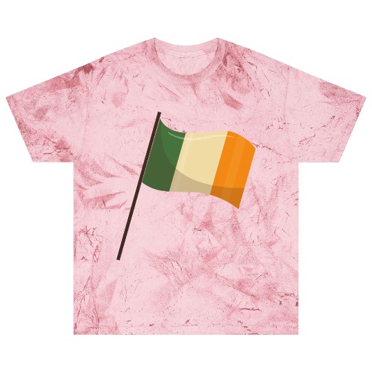 Saint Patricks Day Ireland Flag Blast T Shirts