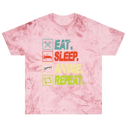 Eat Sleep Anime Repeat Ramen Kawaii Japanese Manga Blast T Shirts