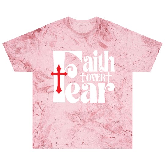 Faith Over Fear Love Jesus Christian Christmas Blast T Shirts