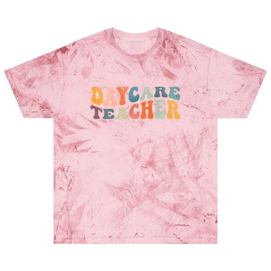 Groovy Daycare Teacher Provider Childcare Blast T Shirts