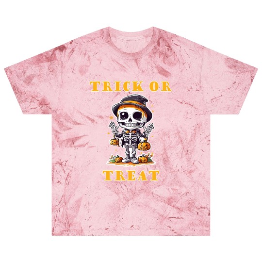 Trick or Treat Cute Skeleton Blast T Shirts