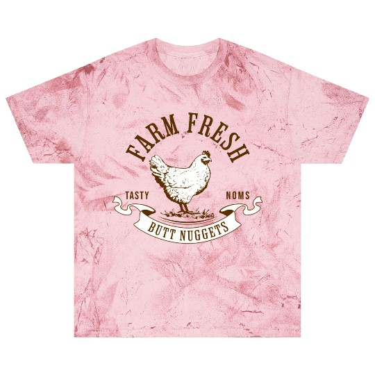 Chicken Lover Farm Fresh Butt Nuggets Funny Farmer Blast T Shirts
