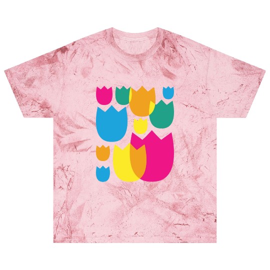 Tulips Retro Florist Flowers Tulip Blast T Shirts