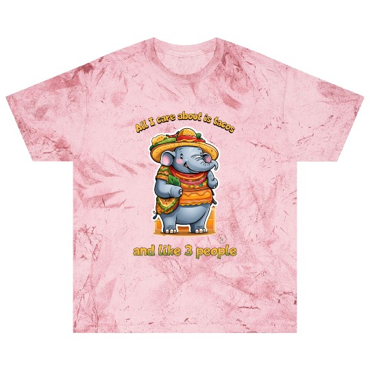 All I care about is tacos and like 3 people Funny Blast T Shirts