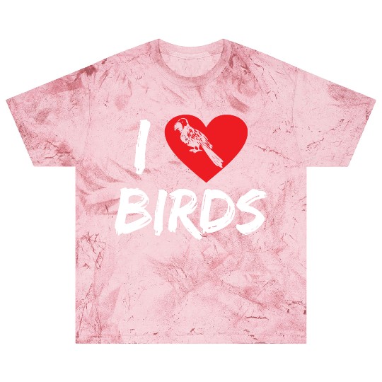 Bird Lover Heart Cute Birdwatcher Parrot Heron Blast T Shirts