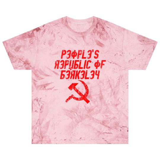 People's republic of Berkeley Communist logo Blast T Shirts