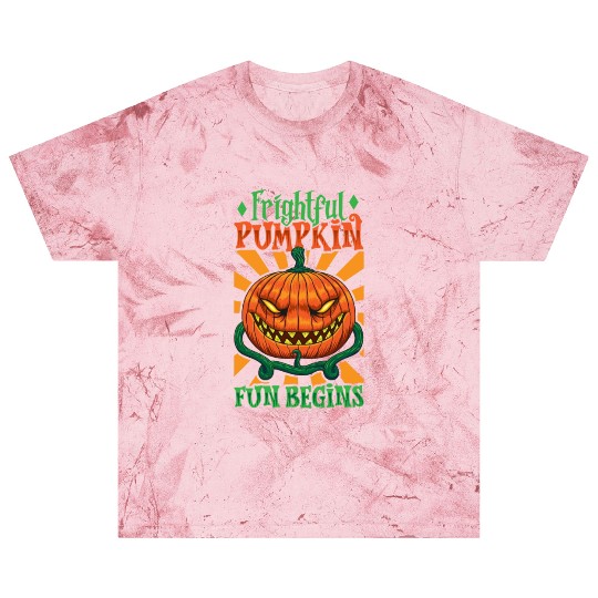 Scary Pumpkin Halloween Costume Autumn Fall Gift Blast T Shirts