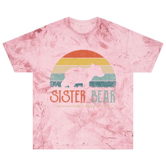 Cute Sister Bear Retro Little Sister Vintage Big Blast T Shirts