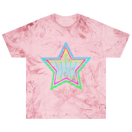 Star neon vintage retro style 90s. Blast T Shirts