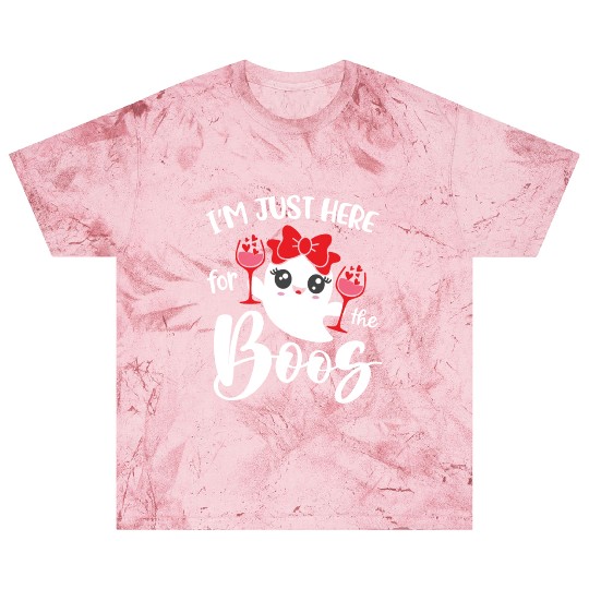 I'm Just Here For The Boos Cute Ghost Funny Women Blast T Shirts