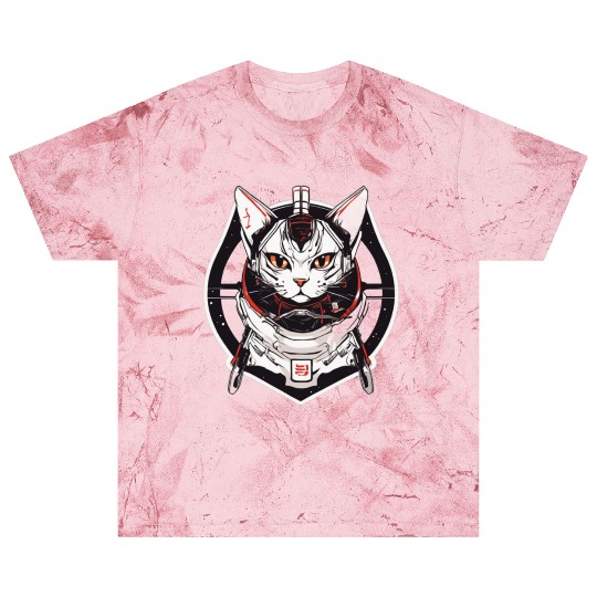 Samurai Space Cat Saga: Cosmic Feline Embarks on a Blast T Shirts