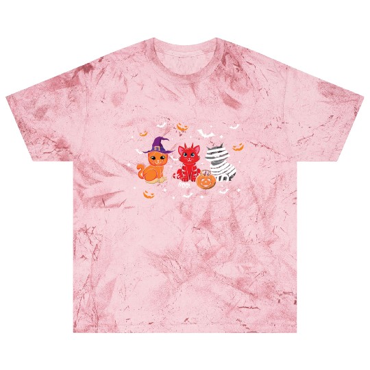 Cute Cats Kitten Funny Lazy Creepy Halloween Blast T Shirts