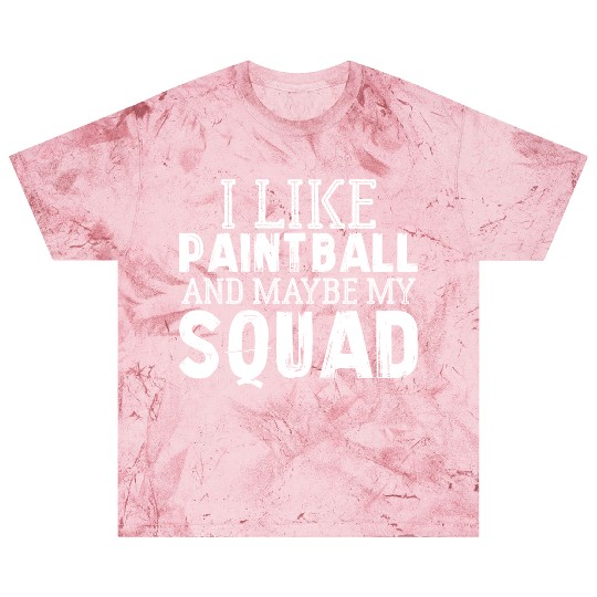Paintball Squad Joke Gear Mask Mark Team Camo Vest Blast T Shirts