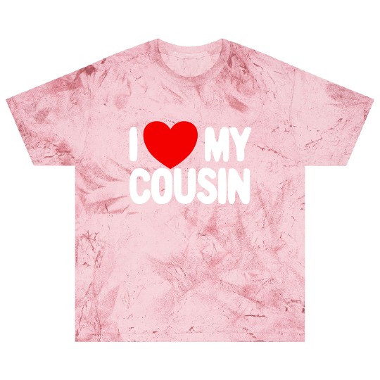 I Love My Cousin Red Heart Redneck Love My Cousin Blast T Shirts