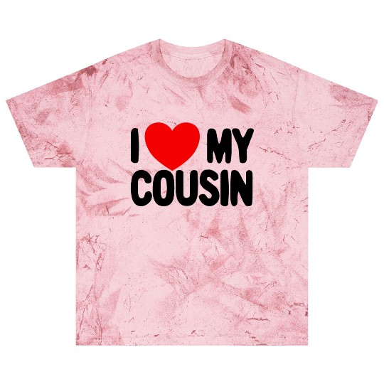 I Love My Cousin Red Heart Redneck Love My Cousin Blast T Shirts