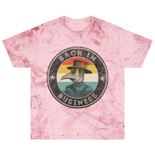 Wear A Mask Plague Doctor Vintage Retro Back In Blast T Shirts