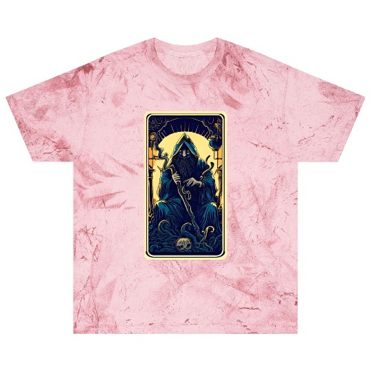 Dark Tarot Card Blast T Shirts: Mystical Astrology